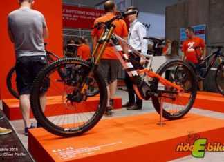 Eurobike 2016 – Meine eMTB Highlights (Teil 1) Ein 200mm Bolide von ROTWILD. Das R.G+ FS Downhiller.