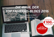 Top Fahrrad-Blog 2016 – rideE.bike mit dabei
