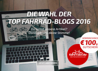 Top Fahrrad-Blog 2016 – rideE.bike mit dabei