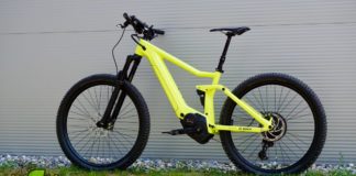 Bosch Sneak Preview – E-Bike-ABS, Powertube und andere neue Dinge Das Demorad von Cube ist schon eine Sahneschnitte.