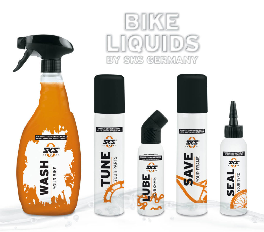 Das komplette BIKE LIQUIDS Programm für die richtige Bikepflege