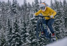 Die Markenbotschafter der E-Bike-Welt Snow Action auf Husqvarna
