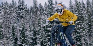 Die Markenbotschafter der E-Bike-Welt Snow Action auf Husqvarna