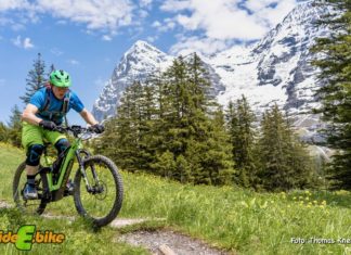 Mein Grindelwald Experiment – Der Eiger E-MTB-Loop Thomas Knecht von Flyer hat es auch am Fotoapparat drauf.